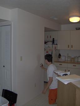 before accent wall