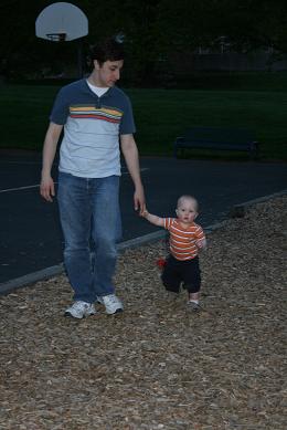 Muller boys at the park