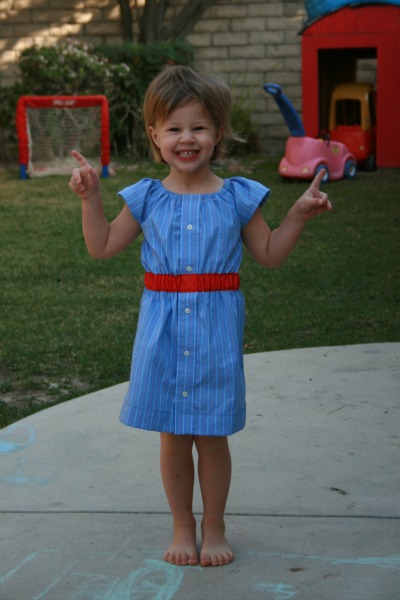 blue shirt dress