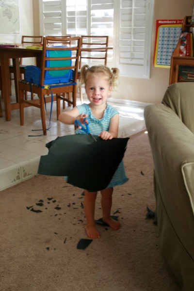 scissors and paper