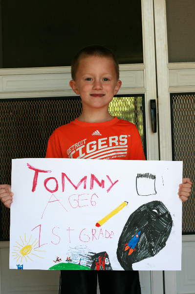 tommy first day