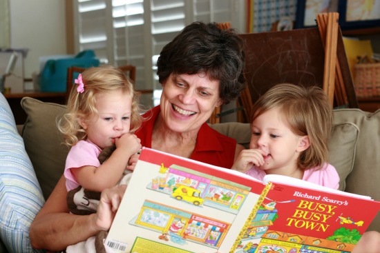 Grandma reading