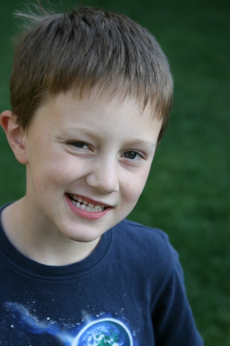 tommy at 8 b