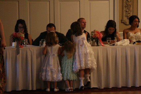 Talking to Kaitlyn and Kelly.