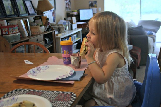 This ended up being all Janie ate for lunch!