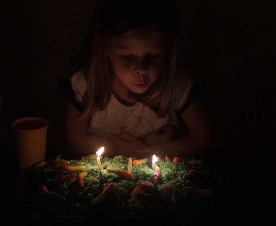 garden birthday cake