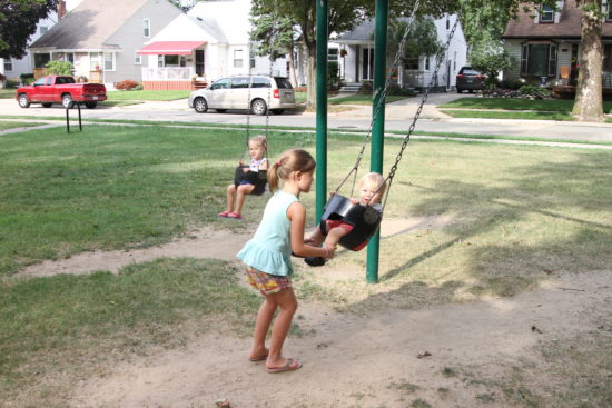 We pretty much like playing with Henry anywhere.
