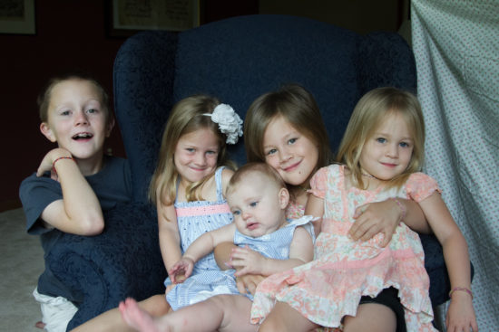 five Willett grandchildren
